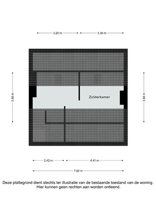 Plattegrond - Sougnezstraat 8, 6369 EJ Simpelveld - Sougnezstraat 8 Simpelveld - Zolder 2D.jpg